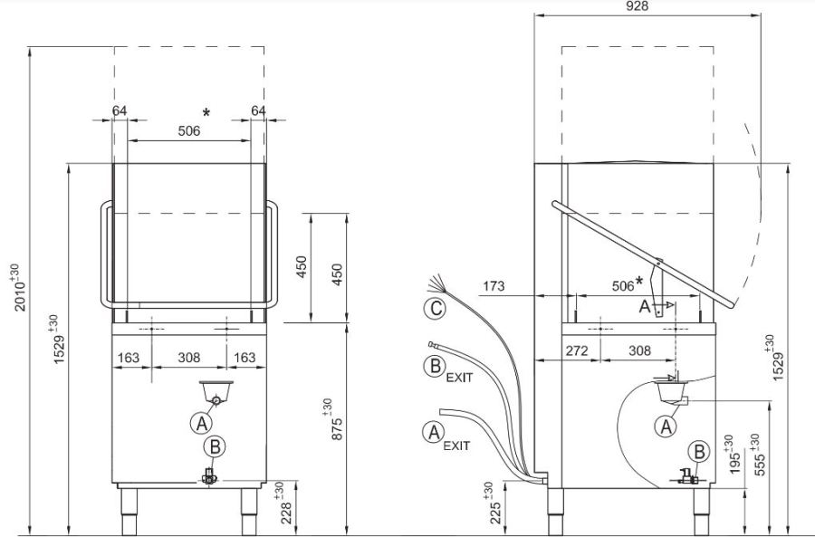 QQI 102 TOP – Myčka průběžná