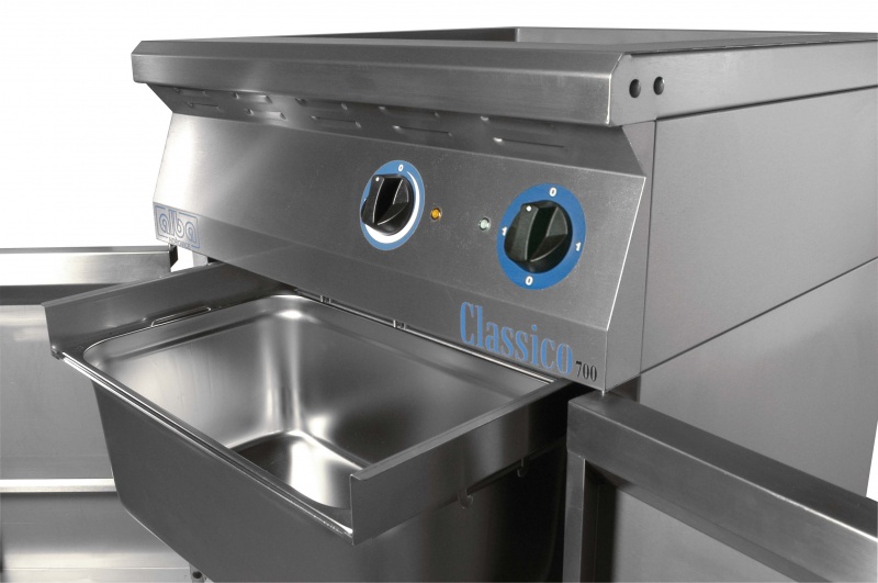 Elektrická multifunkční pánev ALBA 35 litrů E-MFP-35/700, s dvířky