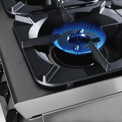 Plynový sporák s plyn. troubou a el. grilem TECNOINOX PFXG12SGGE9