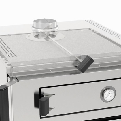 Pec ESTRO na dřevěné uhlí PRO 4