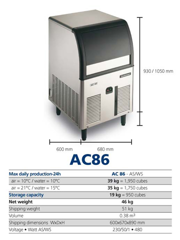 Výrobník ledu ACM107