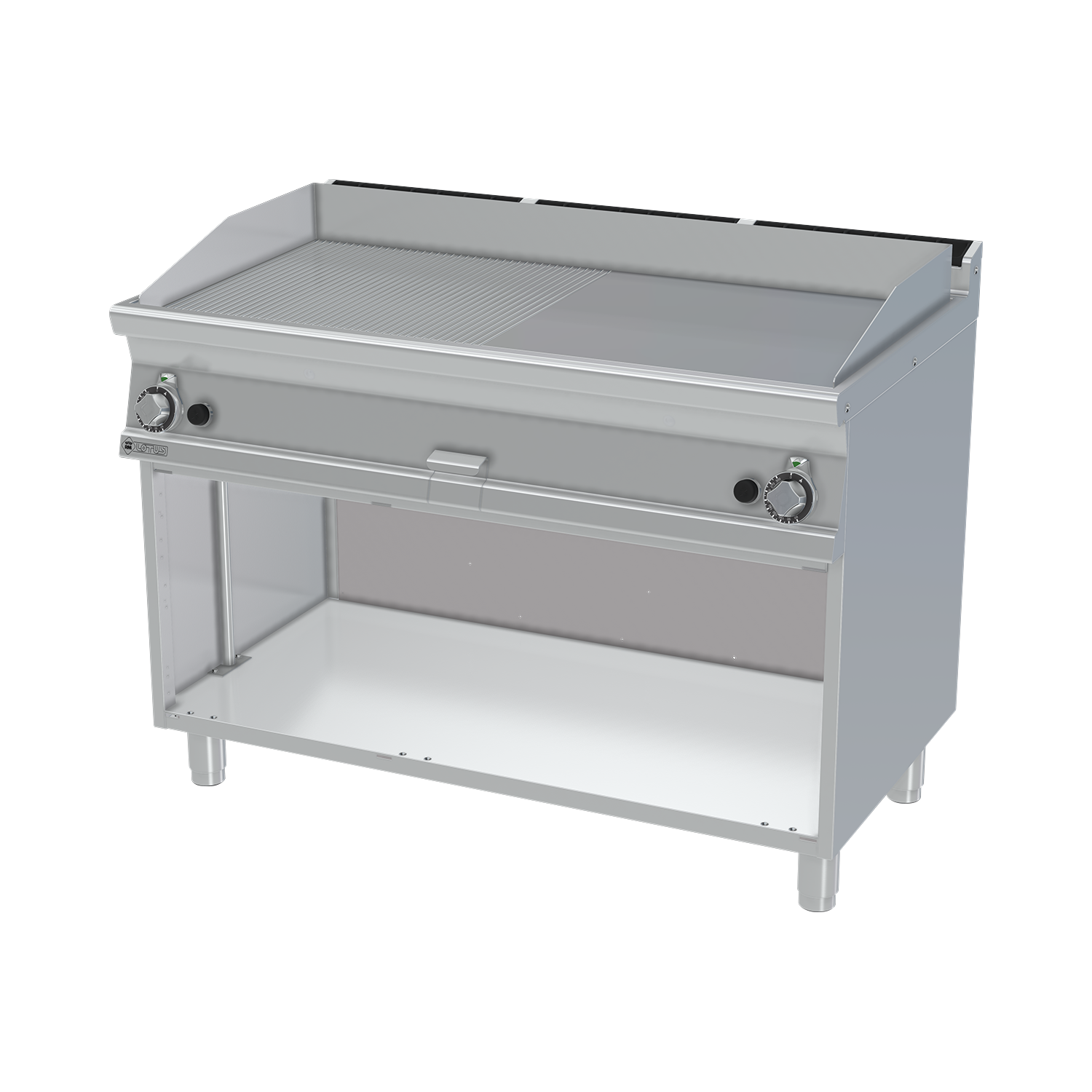 Grilovací deska 116x51 plynová kombinovaná s podestavbou - FTLR - 712 G