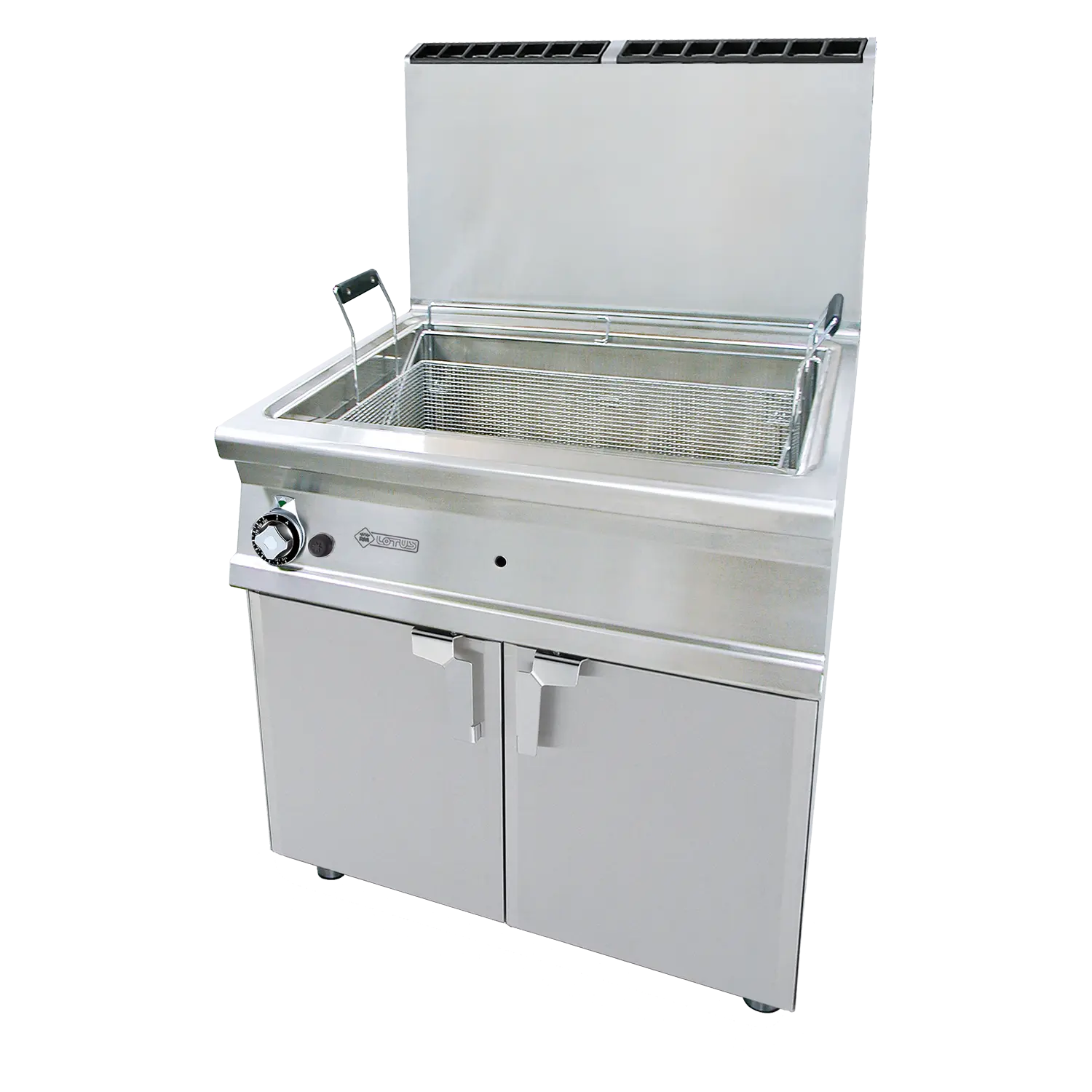 Fritéza plynová 0,98 kW/l, 45 l s podestavbou - F45 - 78 G