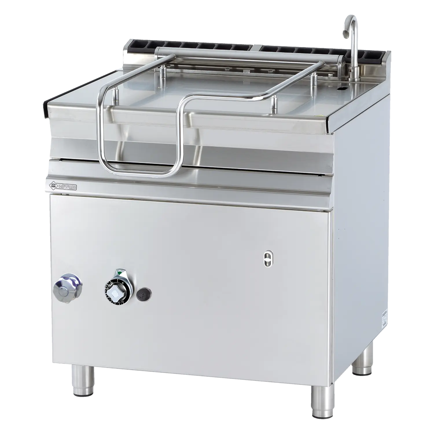 Pánev sklopná automatická plynová 50 l ocelové dno - BRM50 - 78 G