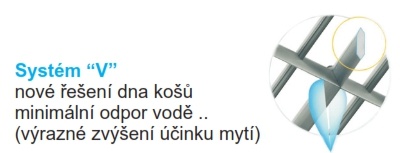 Koš do myčky na tácy 500x500