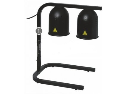 Infra lampa stolní - hliník SCHOLL