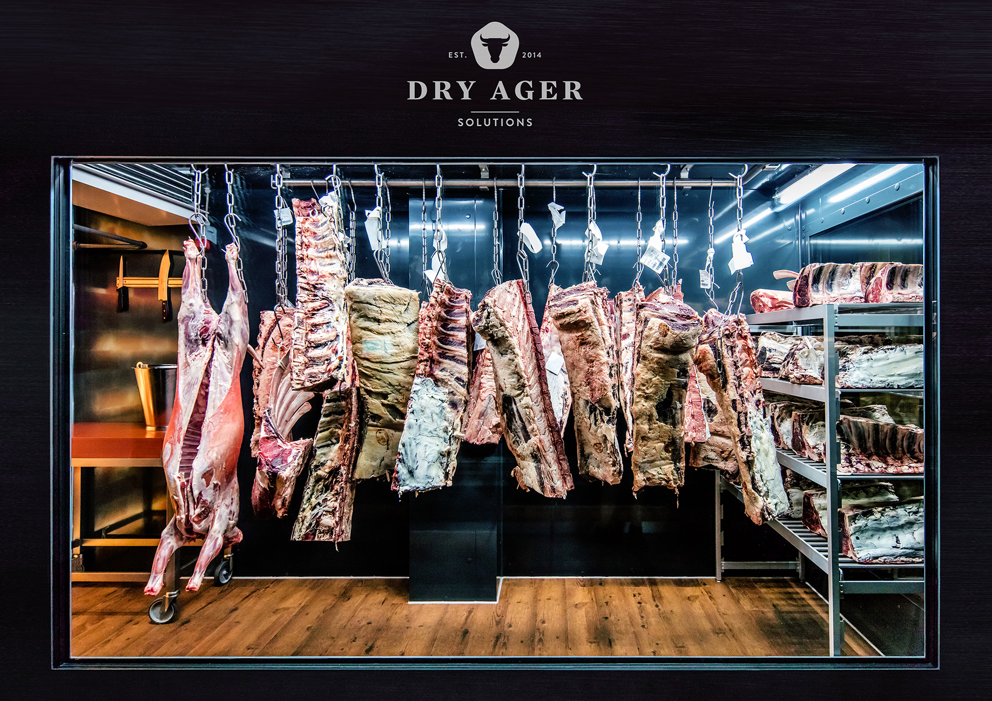 Prezentační box pro zrání masa