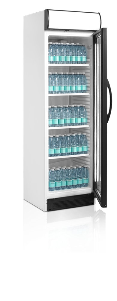 Prosklená lednice Tefcold CEV 425 CP 2 LED