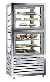 Kombinovaná chladící a mrazící vitrína SILFER QPG 520 V/S