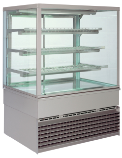 Teplá vitrína GEORGIA HOT SQUARE INOX 1000