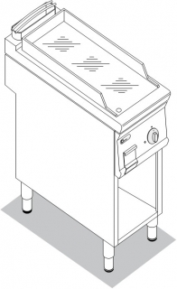PLYNOVÝ TÁL TECNOINOX FTC4FG9