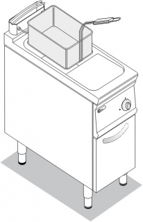 Plynová fritéza TECNOINOX FRV43FG9