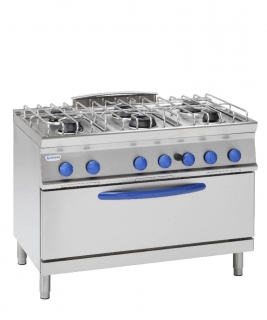 Plynový sporák s grilem TECNOINOX PFXG12GGE7