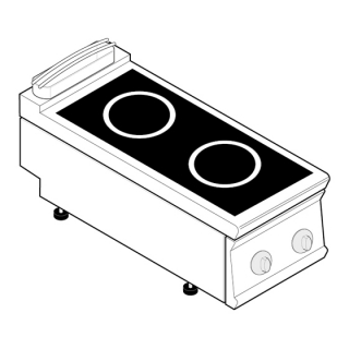 Indukční stolní sporák TECNOINOX PIN4E7