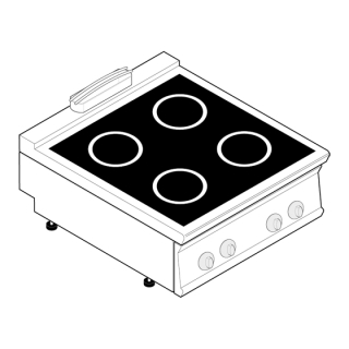 Indukční stolní sporák TECNOINOX PIN8E7