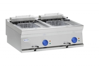 Elektrická fritéza TECNOINOX 8 + 8 litrů FR8E7