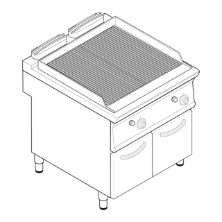 Plynový lávový gril TECNOINOX GD8FG9