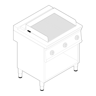Elektrický gril TECNOINOX GD8FE7