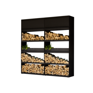 OFYR WOOD STORAGE BLACK 200