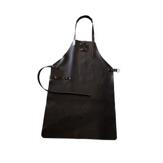 OFYR LEATHER APRON BLACK