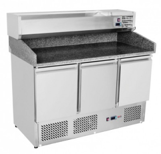 Chladící PIZZA stůl třídveřový MT 903 + MCH4150