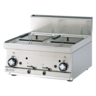 Fritéza plynová dvojitá 0,75 kW/l, 8+8 l bez podestavby - F2/8T - 66 G