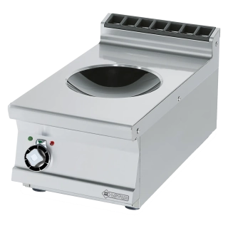 Sporák indukce wok elektrická 1x plotýnka bez podestavby 400 V - PCIWT - 74 ET