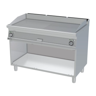 Grilovací deska 119x52 elektrická kombinovaná s podestavbou 400 V - FTLR - 712 ET
