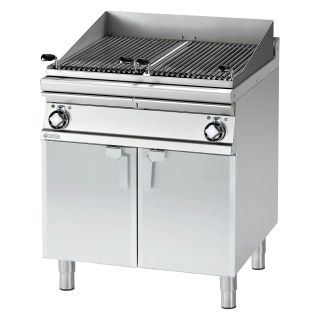 Vodní gril elektrický ohřev nepřímý dvojitý 2x 38x52 s podestavbou 400 V - CW - 78 ET