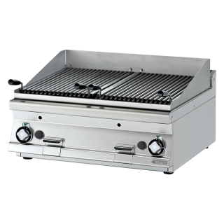 Lávový gril plynový dvojitý 2x 38x52 bez podestavby - CWT - 78 G