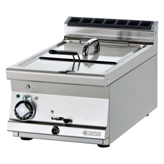 Fritéza elektrická 0,92 kW/l, 13 l bez podestavby 400 V - F13T - 74 ET