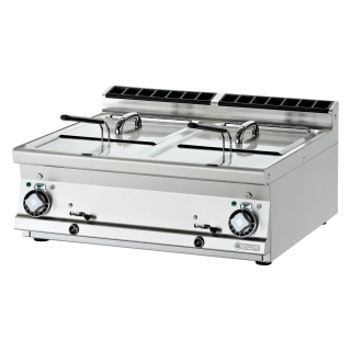 Fritéza elektrická dvojitá 0,92 kW/l, 13+13 l bez podestavby 400 V - F2/13T - 78 ET