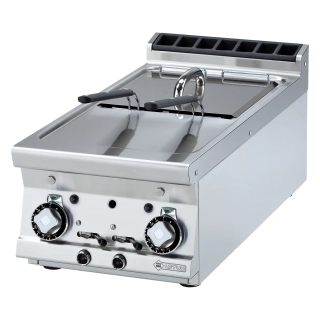 Fritéza plynová dvojitá 0,56 kW/l, 8+8 l bez podestavby - F2/8T - 74 G