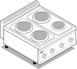 ELEKTRICKÝ ECO SPORÁK TECNOINOX ECR70E7