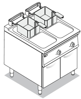PLYNOVÁ FRITÉZA TECNOINOX FRS70G7